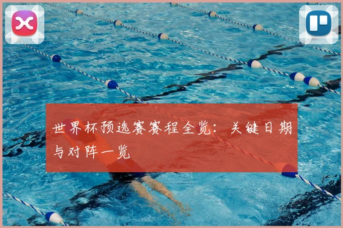 世界杯预选赛赛程全览：关键日期与对阵一览