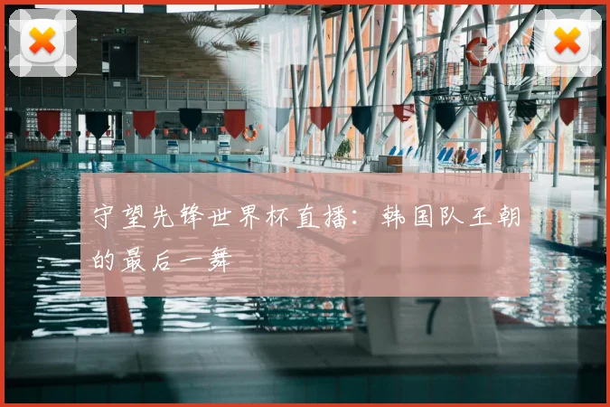 守望先锋世界杯直播：韩国队王朝的最后一舞